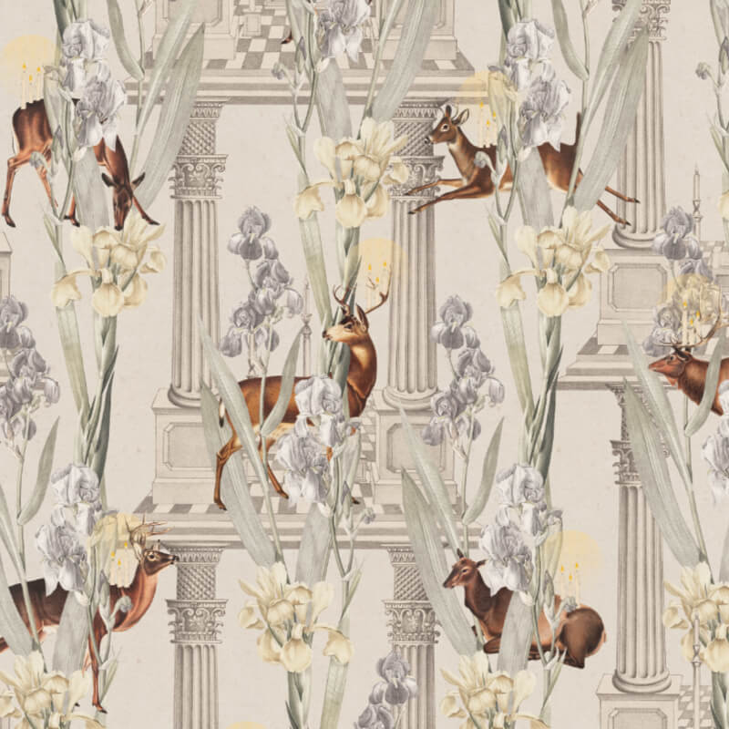 Tapeta jasna DEER LIGHT By Foxes.